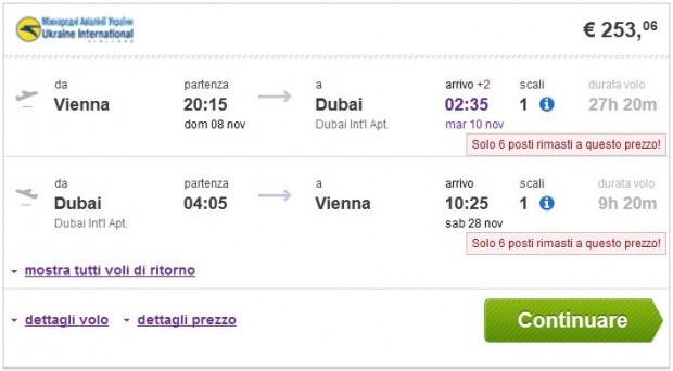 Beč >> Dubai >> Beč