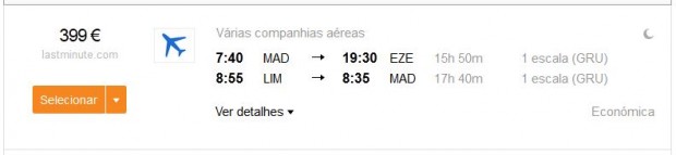 Madrid >> Buenos Aires — Lima >> Madrid
