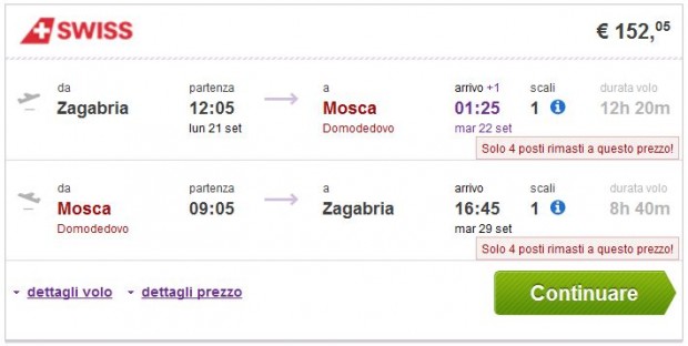 Zagreb >> Moskva >> Zagreb