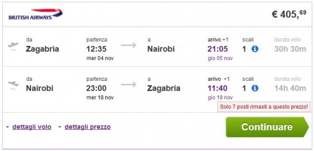 Zagreb >> Nairobi >> Zagreb