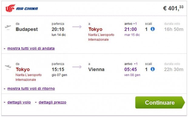 Budimpešta >> Tokio >> Beč