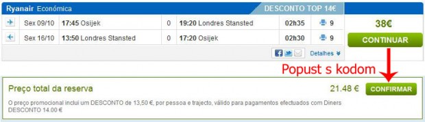 Osijek >> London >> Osijek