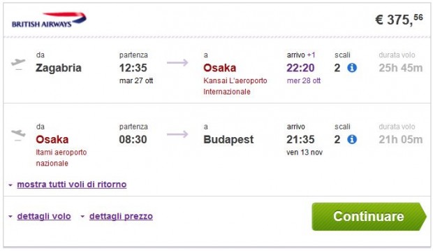 Zagreb >> Osaka >> Budimpešta