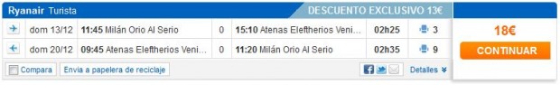 Milano (Bergamo) >> Atena >> Milano (Bergamo), na Viajar stranicama