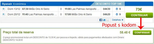 Milano (Bergamo) >> Gran Canaria >> Milano (Bergamo)