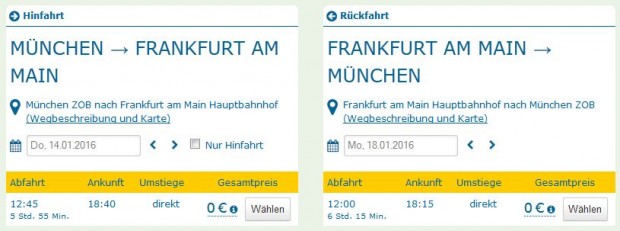 Minhen >> Frankfurt