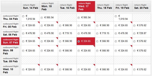 Minhen >> Chicago >> Minhen, na Air Berlin stranicama