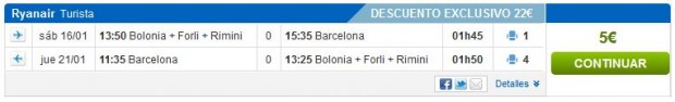 Bolonja >> Barcelona >> Bolonja