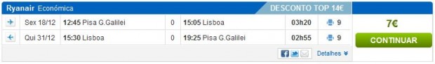 Pisa >> Lisabon >> Pisa