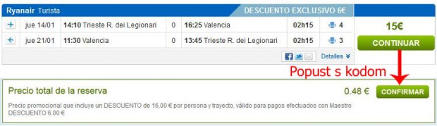 Trst >> Valencia >> Trst, na rumbo.es stranicama