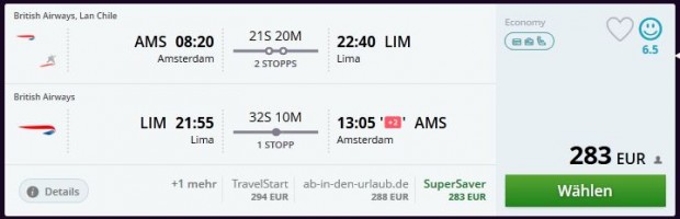 Amsterdam >>Amsterdam >> Lima >> Amsterdam Lima >> Amsterdam
