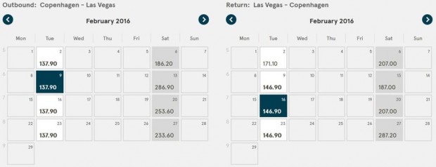 Kopenhagen >> Las Vegas >> Kopenhagen, na Norwegian stranicama