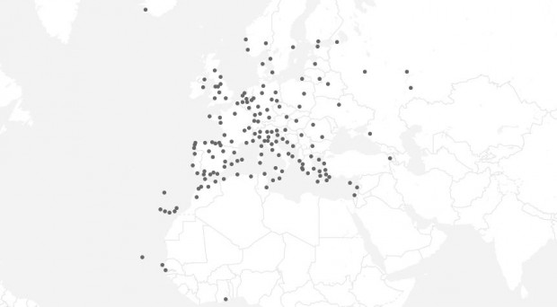 Mapa svih Vueling destinacija