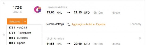 Honolulu >> San Francisco