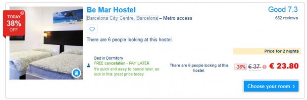 Smještaj u Barceloni