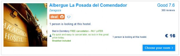 Smještaj u Zaragozi