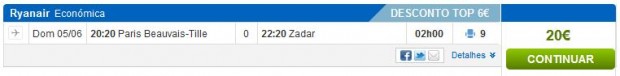 Pariz >> Zadar