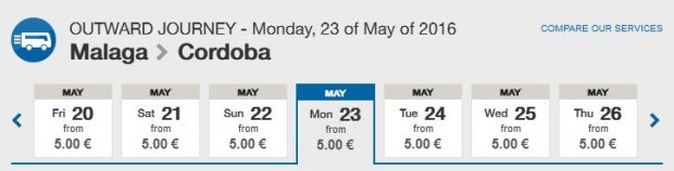 Malaga >> Cordoba