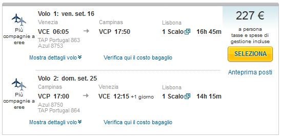 Venecija >> Sao Paulo >> Venecija