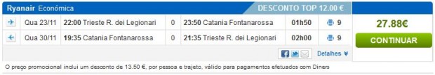Trst >> Catania >> Trst
