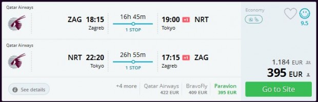 Zagreb >> Tokio >> Zagreb