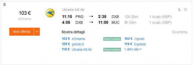 Prag >> Dubai >> Minhen