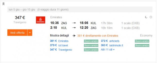 Zagreb >> Kuala Lumpur >> Zagreb