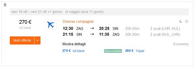 Zagreb >> Singapur >> Zagreb