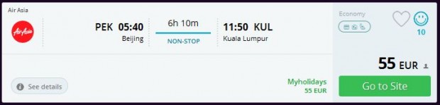 Peking >> Kuala Lumpur