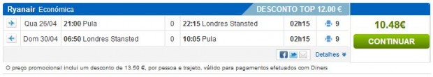 Pula >> London >> Pula