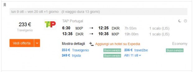 Milano >> Dakar >> Milano