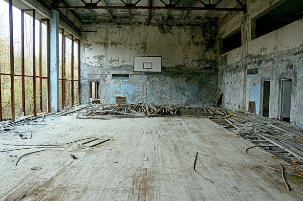 Pripjat/Černobil - napuštena sportska dvorana