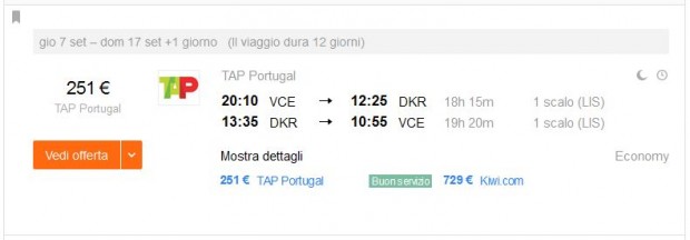 Venecija >> Dakar >> Venecija