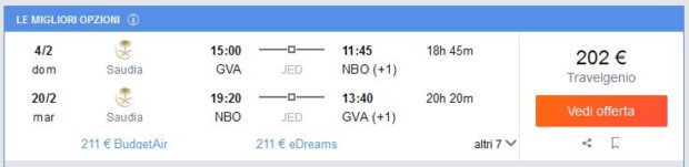 Ženeva >> Nairobi >> Ženeva