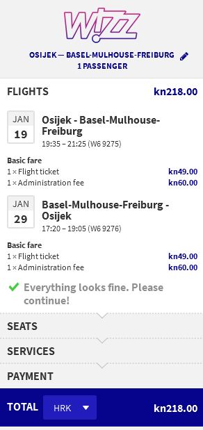 Osijek >> Basel >> Osijek
