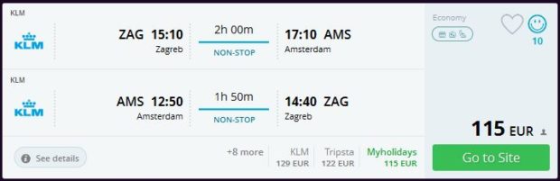 Zagreb >> Amsterdam >> Zagreb