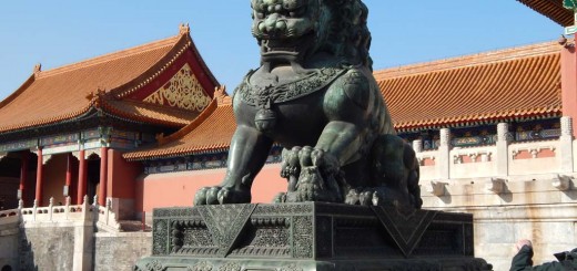 Zabranjeni grad, opasan čuvar ispred Gate of Supreme Harmony